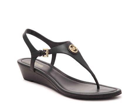 michael kors ramona wedge sandal black|Michael Kors wedges for women.